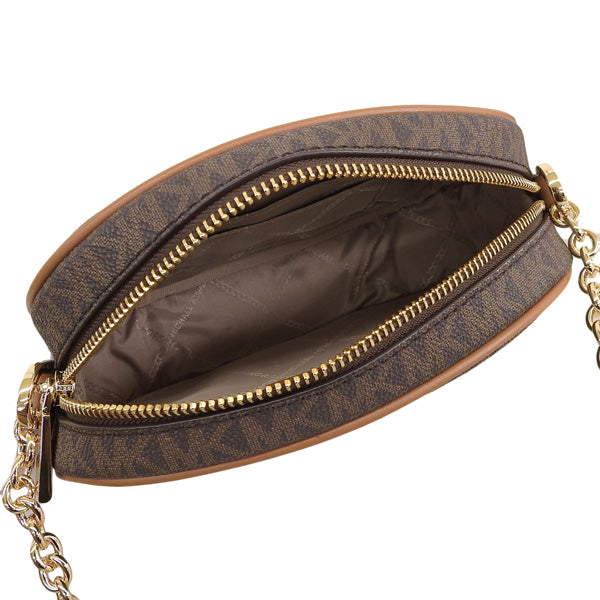 マイケルコース バッグ レディース ショルダーバッグ アウトレット ブラウン JET SET CHARM SM OVAL CMRA XBODY 32F2GT9C0B-BRNACOR MICHAEL KORS 母の日 土日祝も毎日発送します