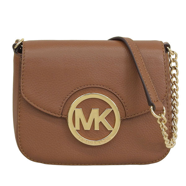 マイケルコース バッグ レディース ショルダーバッグ レザー ブラウン FULTON SM CROSSBODY 32H3GFTC1L-230 MICHAEL KORS