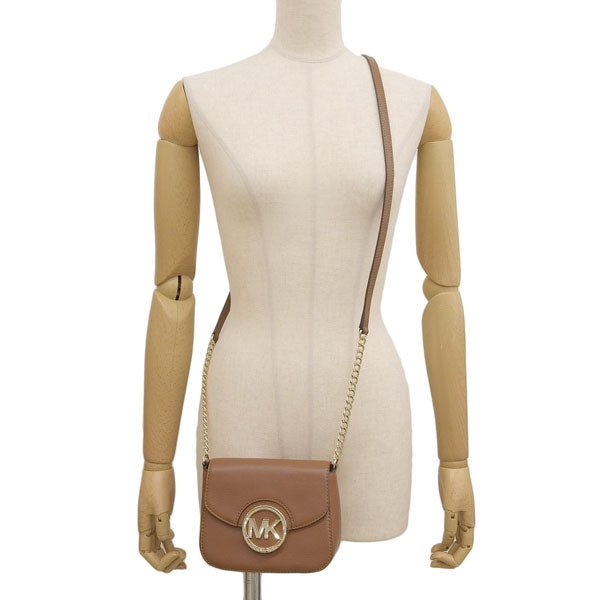 マイケルコース バッグ レディース ショルダーバッグ レザー ブラウン FULTON SM CROSSBODY 32H3GFTC1L-230 MICHAEL KORS