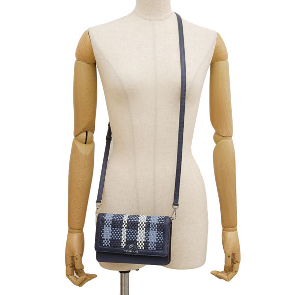 マイケルコース バッグ レディース ショルダーバッグ レザー ネイビー JET SET CHARM SM PHONE CROSSBODY 32S2ST9C5U-407 MICHAEL KORS