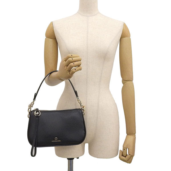 マイケルコース バッグ レディース ショルダーバッグ レザー ブラック ジェットセットチャーム JET SET CHARM 32T2GT9U3L-001 MICHAEL KORS