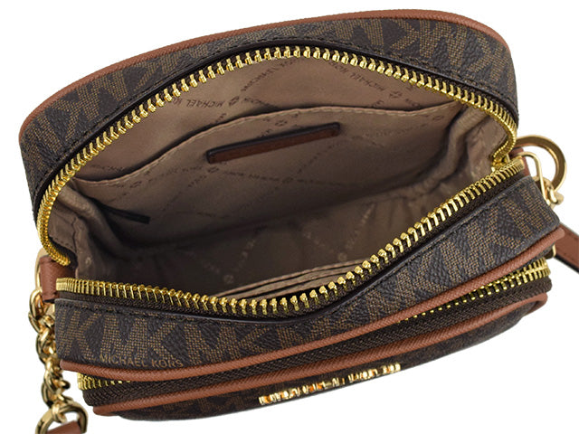 マイケル マイケルコース MICHAEL MICHAEL KORS 斜めがけショルダーバッグ ミニ チェーン アウトレット 35f1gtvc2b-brown レディース 女性 プレゼント ブランド ギフト 母の日 土日祝も毎日発送します
