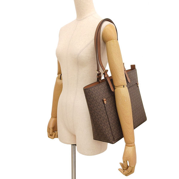 マイケルコース バッグ レディース トートバッグ アウトレット ブラウン ジェットセットトラベル JET SET TRAVEL MD DBL POCKET TOTE 35F3GTVT3B-BROWN MICHAEL KORS