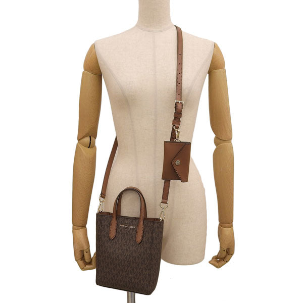 マイケルコース バッグ レディース 2WAY ショルダーバッグ ハンドバッグ アウトレット ブラウン VINCENT XS XBDY W/CRD ATTCH 35F4G2VC0B-BROWN MICHAEL KORS