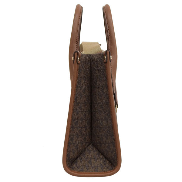 マイケルコース バッグ レディース 2WAY ショルダーバッグ ハンドバッグ アウトレット ブラウン MIRELLA SM SHOPPER TZ XBODY 35R5G7ZT1B-BROWN MICHAEL KORS