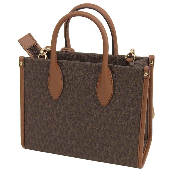 マイケルコース バッグ レディース 2WAY ショルダーバッグ ハンドバッグ アウトレット ブラウン MIRELLA SM SHOPPER TZ XBODY 35R5G7ZT1B-BROWN MICHAEL KORS