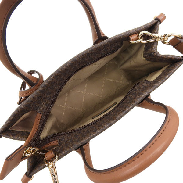 マイケルコース バッグ レディース 2WAY ショルダーバッグ ハンドバッグ アウトレット ブラウン MIRELLA SM SHOPPER TZ XBODY 35R5G7ZT1B-BROWN MICHAEL KORS