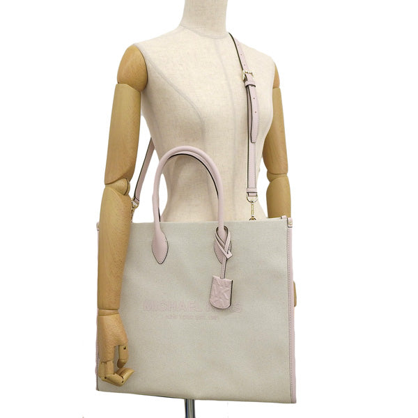 マイケルコース バッグ レディース アウトレット トートバッグ 2WAY キャンバス パウダーブラッシ MIRELLA NS 35S2G7ZT3C-POWBLU MICHAEL KORS 母の日 土日祝も毎日発送します