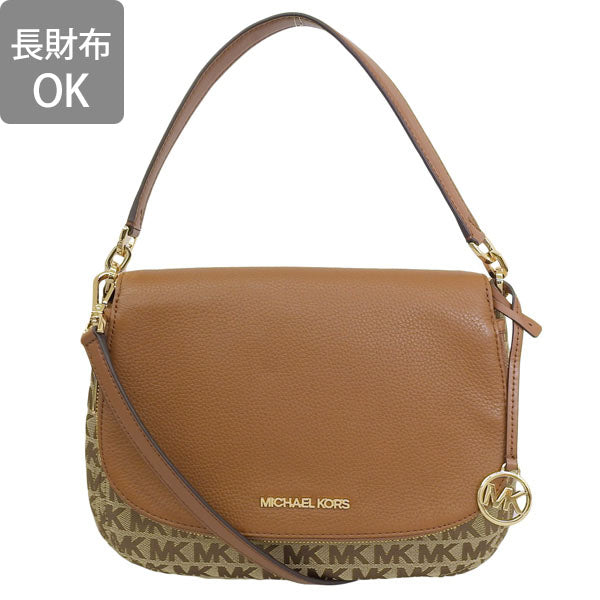 マイケルコース バッグ レディース 2WAY ショルダーバッグ アウトレット レザー キャンバス ブラウンマルチ 35T0GBFL6J-BGEBLUG MICHAEL KORS 母の日 土日祝も毎日発送します