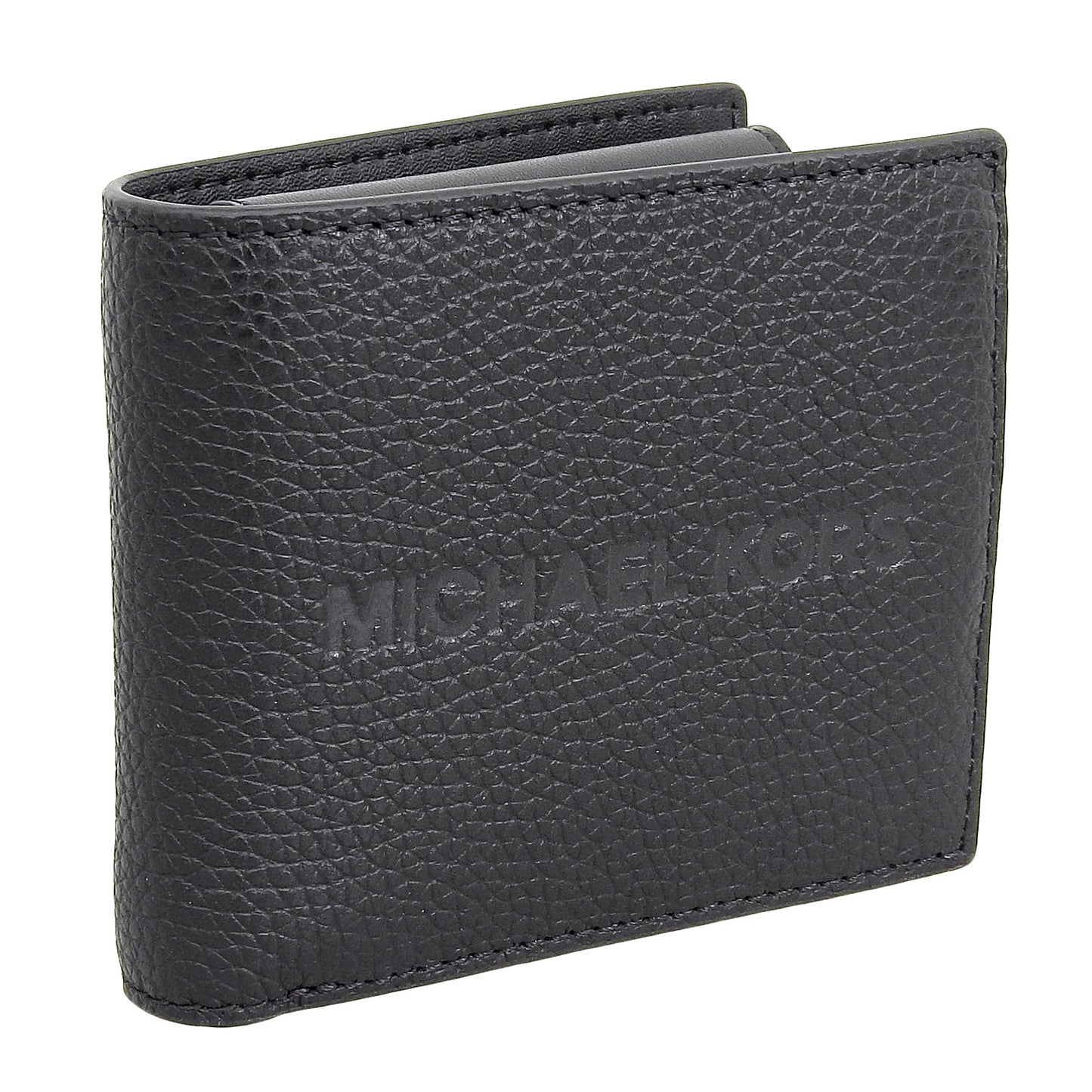 マイケルコース 財布 メンズ 二つ折り財布 アウトレット レザー ブラック 36S4LCOF3I-BLACK MICHAEL KORS