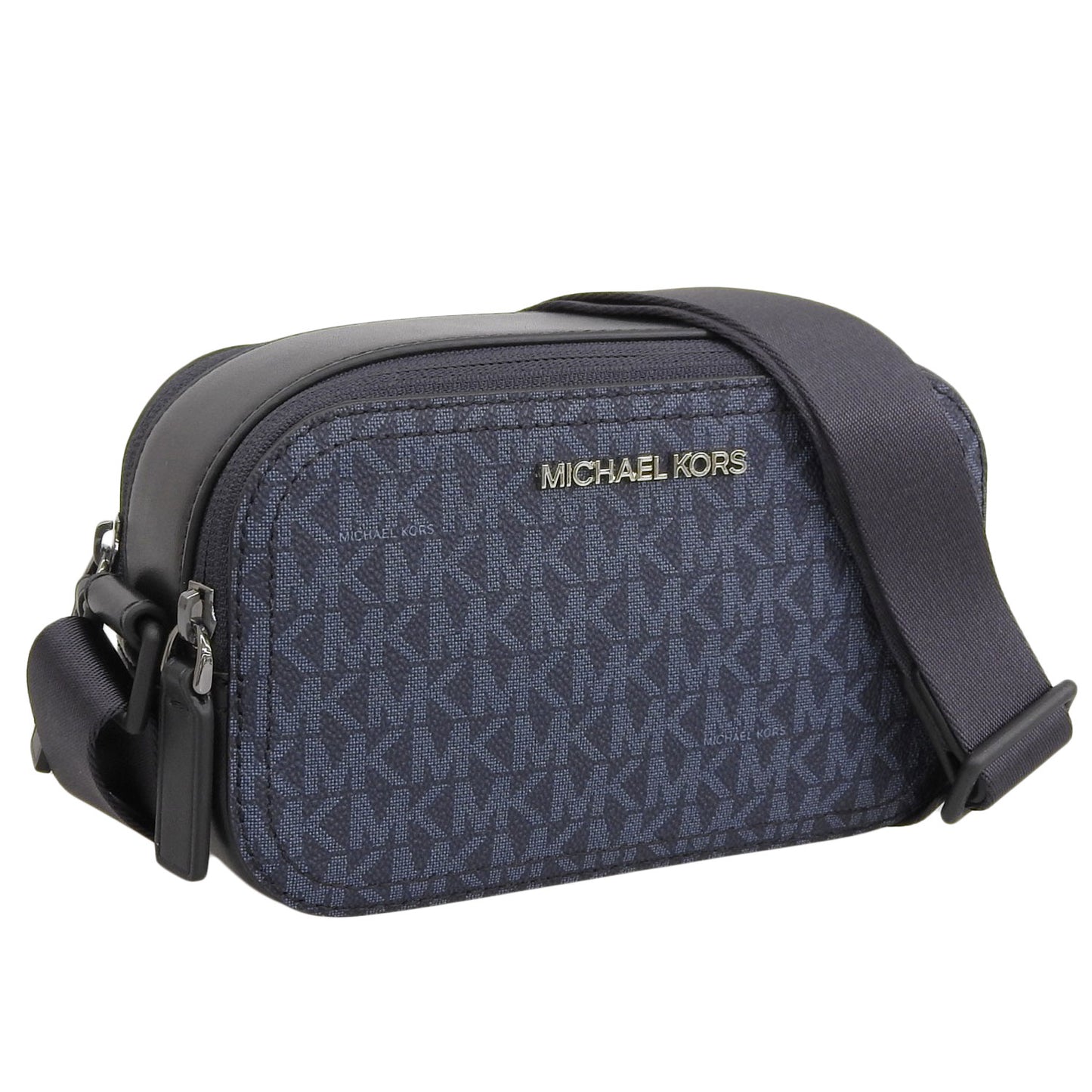 マイケルコース バッグ メンズ レディース ショルダーバッグ アウトレット ネイビー COOPER DBL ZIP MD CAMERA BAG 37F4LCOC6B-ADMRLPL MICHAEL KORS