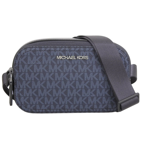 マイケルコース バッグ メンズ レディース ショルダーバッグ アウトレット ネイビー COOPER DBL ZIP MD CAMERA BAG 37F4LCOC6B-ADMRLPL MICHAEL KORS
