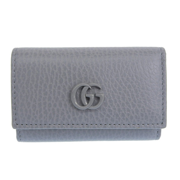 グッチ 小物 レディース キーケース アウトレット レザー グレー 45611817WEN1711 GUCCI