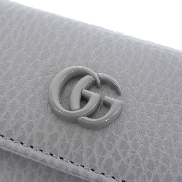 グッチ 小物 レディース キーケース アウトレット レザー グレー 45611817WEN1711 GUCCI