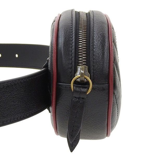 グッチ GUCCI ボディバッグ バッグ レザー ブラック×ロマンティックチェリー レディース 4764340olfx8277 レディース 女性 プレゼント ブランド ギフト 新生活 母の日 土日祝も毎日発送します