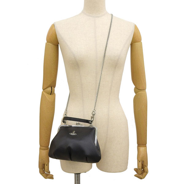 ヴィヴィアンウエストウッド バッグ レディース ショルダーバッグ ブラック GRANNY FRAME PURSE 4B010006WS000DN403 VIVIENNE WESTWOOD