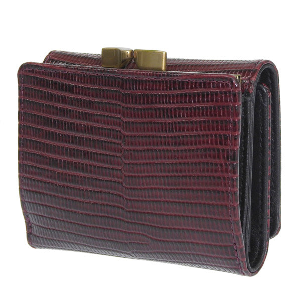 ヴィヴィアンウエストウッド 財布 レディース 三つ折り財布 レザー バーガンディー LIZARD SMALL FRAME WALLET 51010018UL004FI401 VIVIENNE WESTWOOD 楽天スーパーセール