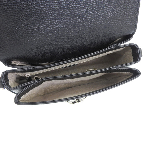 グッチ バッグ レディース 2WAY ショルダーバッグ アウトレット レザー ブラック インターロッキングG 510302CAO0G1000 GUCCI