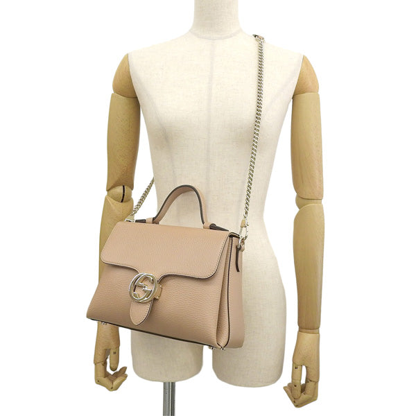 グッチ バッグ レディース 2WAY ショルダーバッグ アウトレット レザー ベージュ インターロッキングG 510302CAO0G2754 GUCCI 母の日 土日祝も毎日発送します