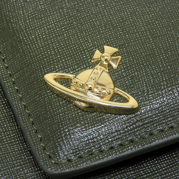 ヴィヴィアン・ウエストウッド VIVIENNE WESTWOOD VICTORIA ENVELOP クラッチバッグ バッグ レザー グリーン レディース 5204000840565m403 30日間返品保証 代引手数料無料 楽天スーパーセール