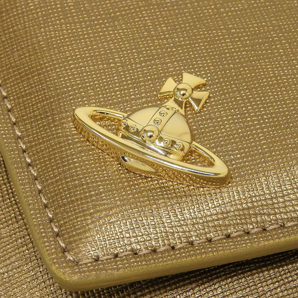 ヴィヴィアン・ウエストウッド VIVIENNE WESTWOOD VICTORIA ENVELOP クラッチバッグ バッグ レザー ゴールド レディース 5204000840565r401 30日間返品保証 代引手数料無料 楽天スーパーセール