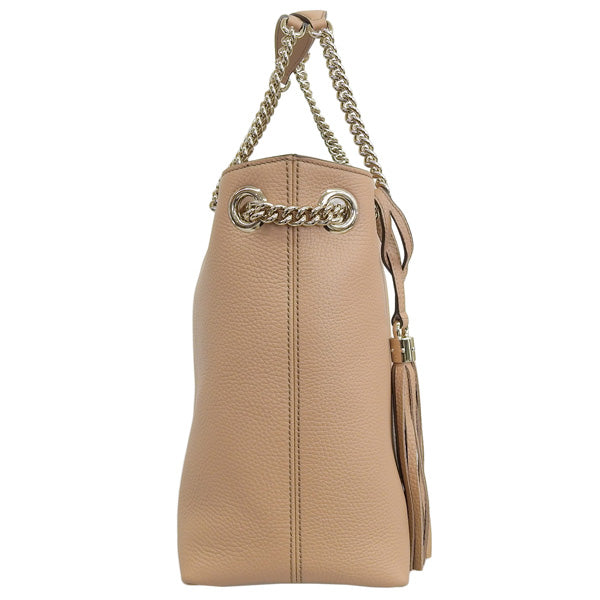 グッチ バッグ レディース トートバッグ アウトレット レザー ベージュ O HANDB SOHO 536196A7M0G2754 GUCCI A4対応 母の日 土日祝も毎日発送します