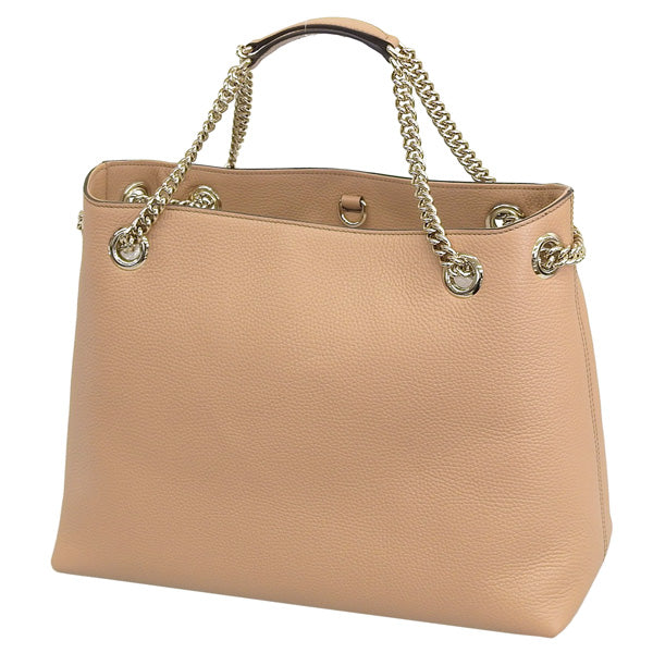グッチ バッグ レディース トートバッグ アウトレット レザー ベージュ O HANDB SOHO 536196A7M0G2754 GUCCI A4対応 母の日 土日祝も毎日発送します