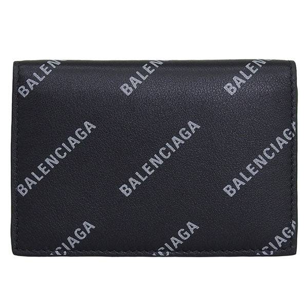 バレンシアガ 財布 レディース 三つ折り財布 アウトレット ブラックマルチ CASH MINI WALLET 594312210IG1081 BALENCIAGA