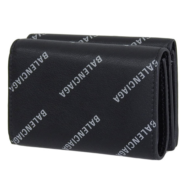 バレンシアガ 財布 レディース 三つ折り財布 アウトレット ブラックマルチ CASH MINI WALLET 594312210IG1081 BALENCIAGA
