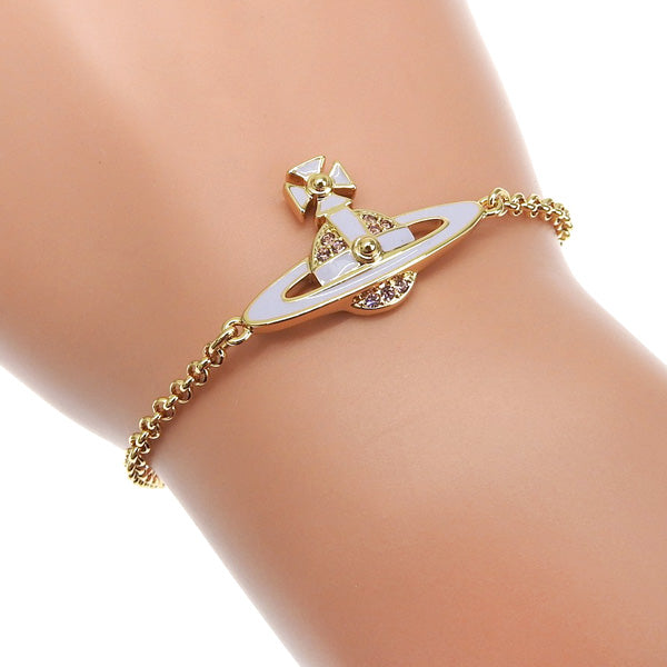 ヴィヴィアンウエストウッド アクセサリー レディース ブレスレット アウトレット ゴールド×パープル NEIL MINI BAS RELIEF 6102021002R120 VIVIENNE WESTWOOD