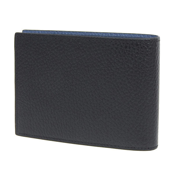 グッチ GUCCI 二つ折り財布 財布 札入れ レザー ブラック×ブルー メンズ 611229cao2n1040 アウトレット 母の日 土日祝も毎日発送します