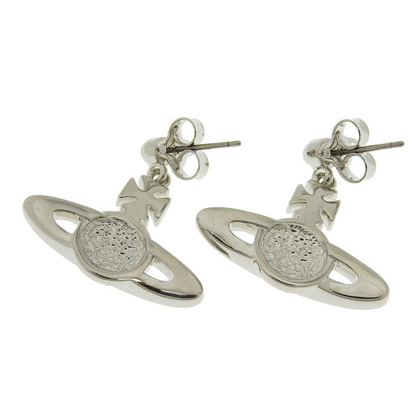 ヴィヴィアンウエストウッド アクセサリー レディース ピアス アウトレット プラチナム×ベージュ NEIL MINI BAS RELIEF EARRINGS 6202014L02P188