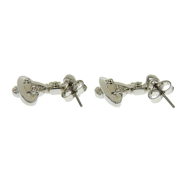 ヴィヴィアンウエストウッド アクセサリー レディース ピアス アウトレット プラチナム×ベージュ NEIL MINI BAS RELIEF EARRINGS 6202014L02P188