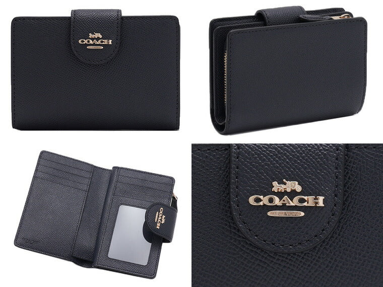COACH コーチ 二つ折り財布 L字ファスナー
