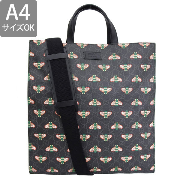 グッチ バッグ メンズ トートバッグ 2WAYバッグ ショルダーバッグ アウトレット ブラックマルチ 681298UIEBN1058 GUCCI 母の日 土日祝も毎日発送します
