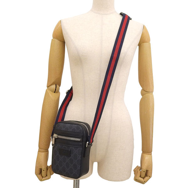 グッチ バッグ メンズ レディース ショルダーバッグ アウトレット GGスプリームキャンバス ブラック SHOULDER BAG 682357K5RLN1095 GUCCI