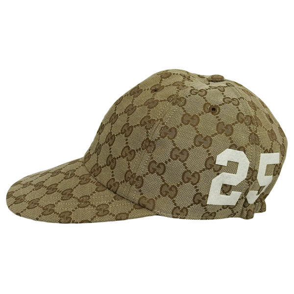グッチ キャップ レディース メンズ アウトレット ベースボールキャップ 帽子 XL GGキャンバス ベージュ HAT M SOFT BASE 7514004HA0L9777 GUCCI