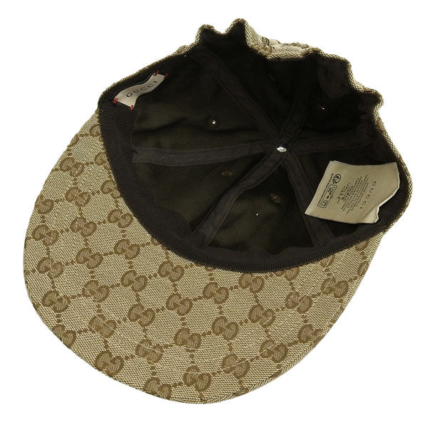 グッチ キャップ レディース メンズ アウトレット ベースボールキャップ 帽子 XL GGキャンバス ベージュ HAT M SOFT BASE 7514004HA0L9777 GUCCI