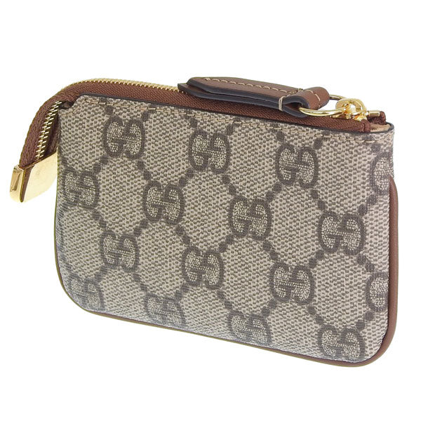 グッチ コインケース 小銭入れ レディース アウトレット GGスプリームキャンバス ブラウンマルチ O K.CASE 779809KHNKG8534 GUCCI