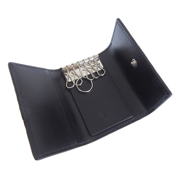 グッチ キーケース 6連 メンズ レディース アウトレット レザー ブラック O K.CASE AVEL 779824CWC1N1000 GUCCI