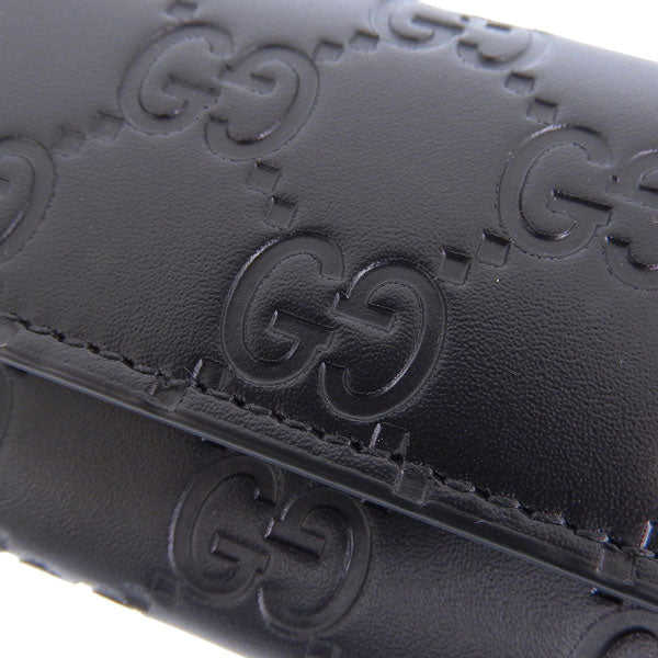 グッチ キーケース 6連 メンズ レディース アウトレット レザー ブラック O K.CASE AVEL 779824CWC1N1000 GUCCI