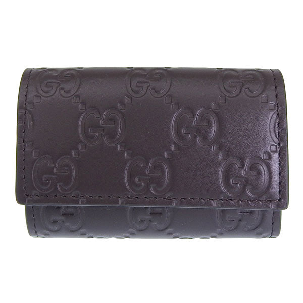 グッチ キーケース 6連 メンズ レディース アウトレット レザー ブラウン O K.CASE AVEL 779824CWC1N2140 GUCCI