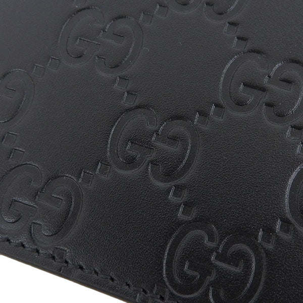 グッチ 財布 メンズ カードケース コインケース アウトレット レザー ブラック O C.CASE(680) 779876CWC1N1000 GUCCI
