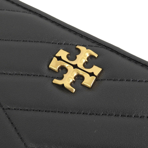 トリーバーチ 財布 レディース 長財布 レザー ブラック KIRA CHEVRON ZIP CONTINENTAL WALLET 90348-001 TORY BURCH