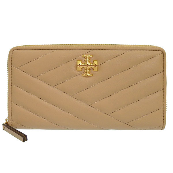 トリーバーチ 財布 レディース 長財布 ベージュ キラ シェブロン ジップコンチネンタルウォレット KIRA CHEVRON ZIP CONTINENTAL WALLET 90348-251 TORY BURCH