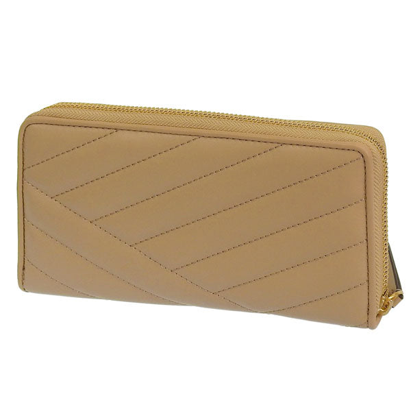 トリーバーチ 財布 レディース 長財布 ベージュ キラ シェブロン ジップコンチネンタルウォレット KIRA CHEVRON ZIP CONTINENTAL WALLET 90348-251 TORY BURCH