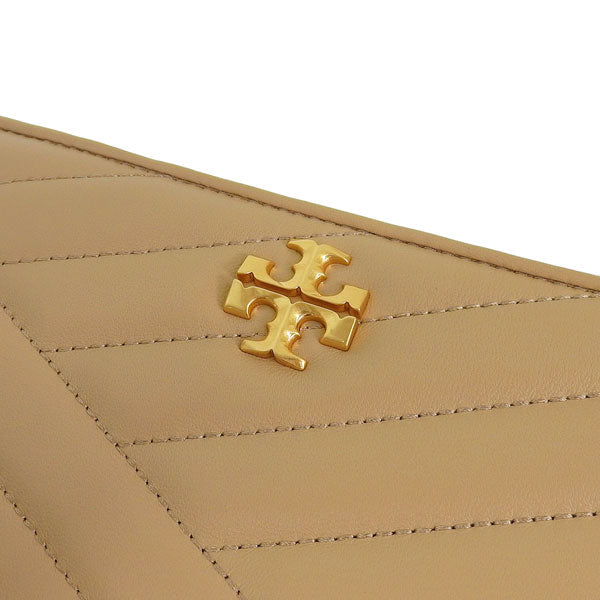 トリーバーチ 財布 レディース 長財布 ベージュ キラ シェブロン ジップコンチネンタルウォレット KIRA CHEVRON ZIP CONTINENTAL WALLET 90348-251 TORY BURCH