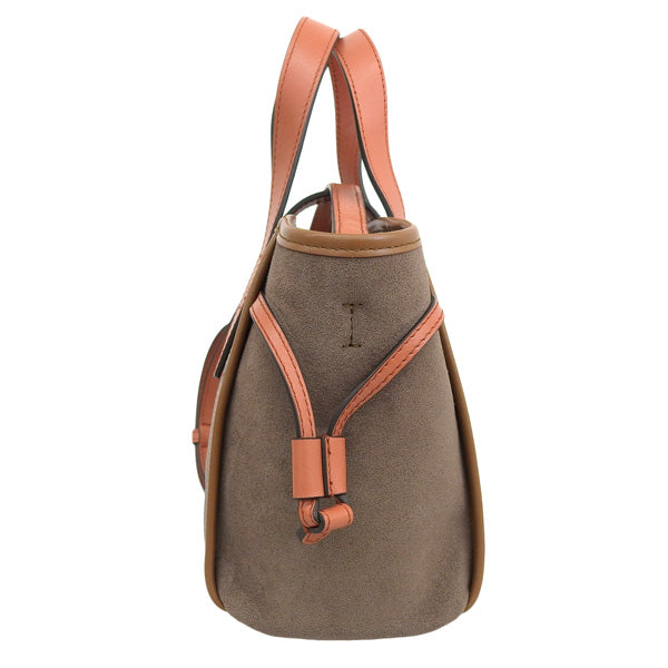フルラ ショルダーバッグ 2WAYバッグ ハンドバッグ レディース レザー×スエード ブラウン×レッド FURLA NET MINI TOTE BASRFUABX12081591S FURLA 母の日 土日祝も毎日発送します
