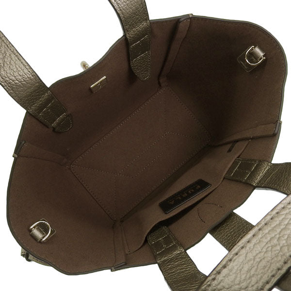 フルラ バッグ レディース ショルダーバッグ トートバッグ 2WAY アウトレット レザー トープメタル ネット ミニ FURLA NET-TOTE MINI BAG BASRFUAR52000TAM00