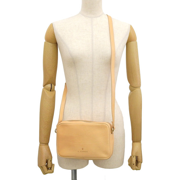 イルビゾンテ バッグ レディース ショルダーバッグ レザー ベージュ BCR327PV0001NA262B IL BISONTE 母の日 土日祝も毎日発送します